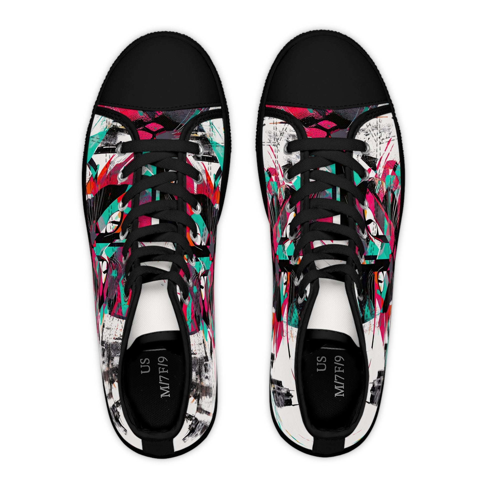 Cat Walkin' Wonders: Fierce Feline High Top Sneakers for Women