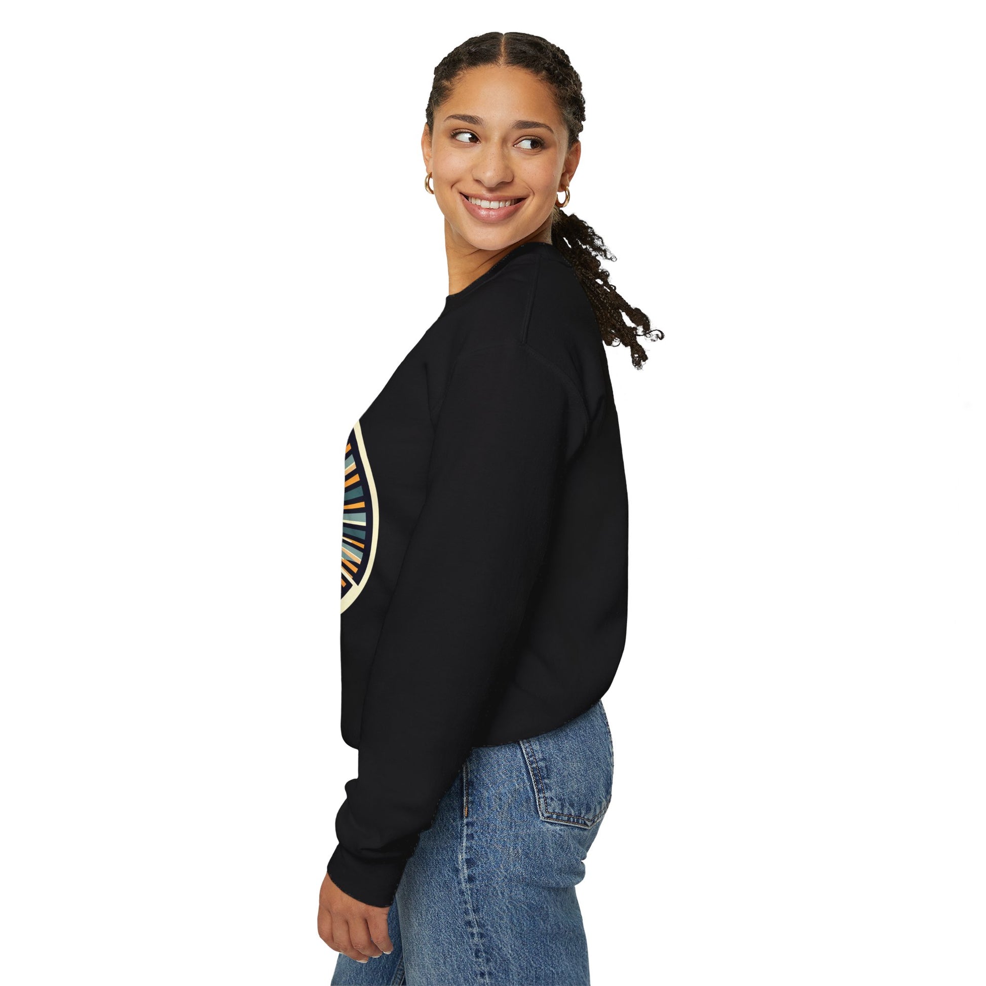 Art Deco Cat Crewneck Sweatshirt