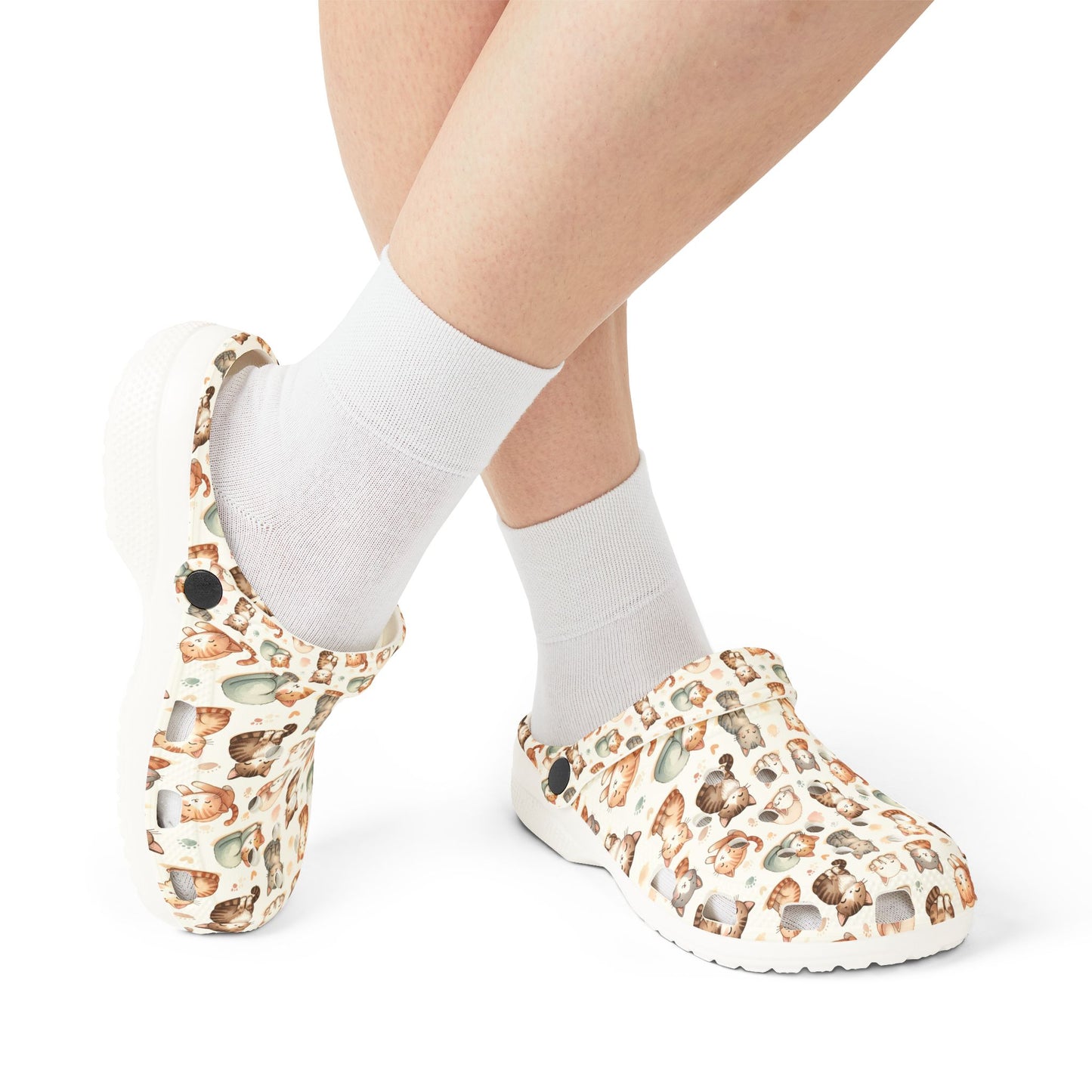 Kitty Comfort: EVA Foam Clogs with Purr-sonality