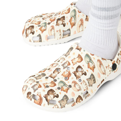 Kitty Comfort: EVA Foam Clogs with Purr-sonality