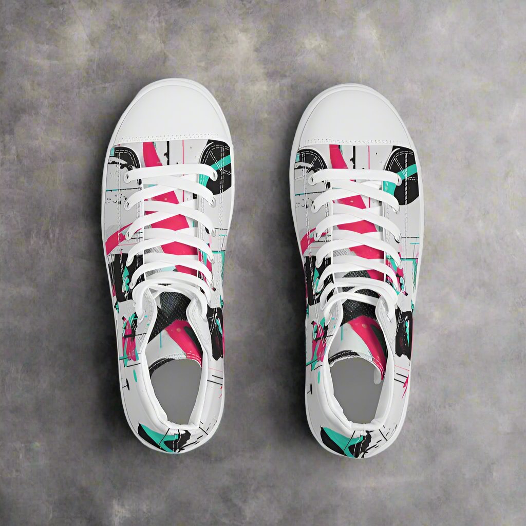 Kitty Kicks: Fierce & Funky Women's Hightop Sneakers