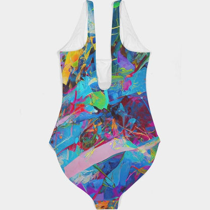 Regal Feline Fantasy Women's All-Over Print One-Piece Swimsuit