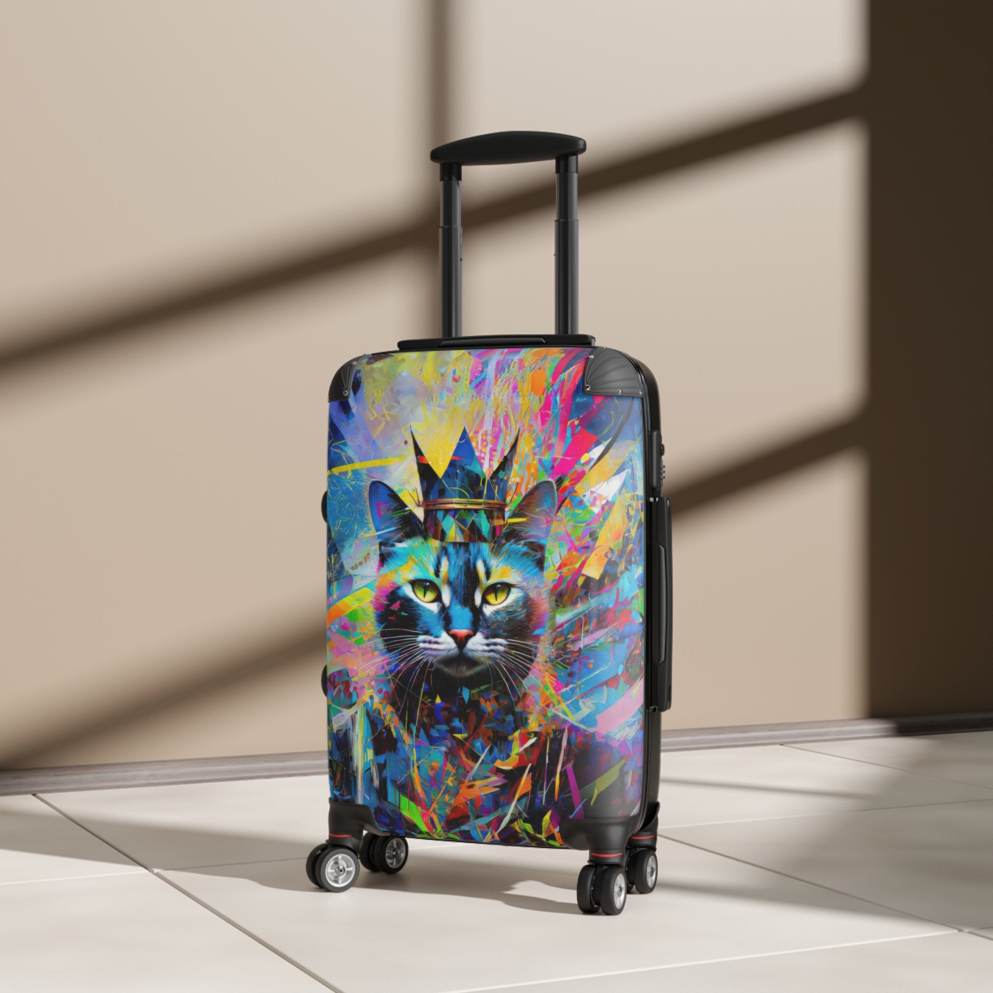 Travel with Feline Flair: The Ultimate Cat Art Suitcase