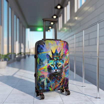 Travel with Feline Flair: The Ultimate Cat Art Suitcase