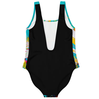 Vibrant Cat Royalty One-Piece Swimsuit - Perfect for Beach, Pool Parties, and Festivals!